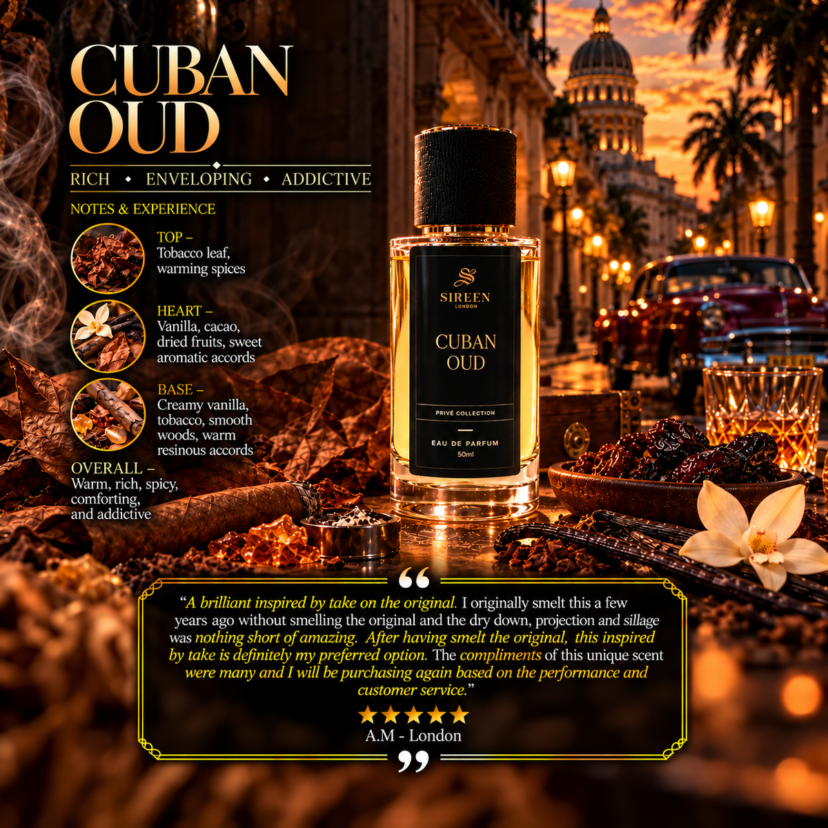 Cuban Oud (NEW) (Inspired by Tobacco Vanille)